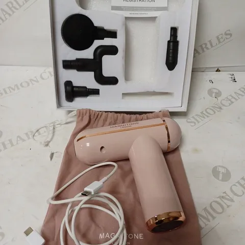MAGNITONE PINK BEAT IT DEEP TISSUE MASSAGE GUN 