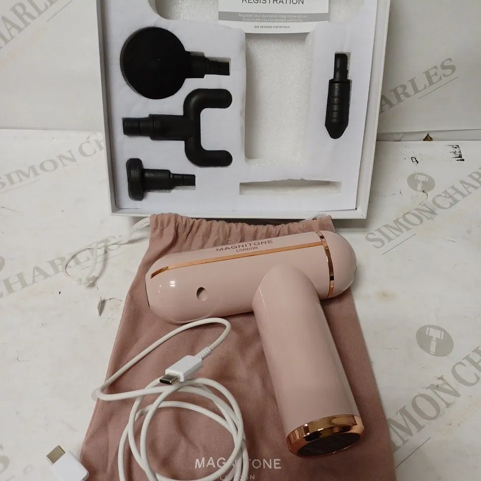 MAGNITONE PINK BEAT IT DEEP TISSUE MASSAGE GUN