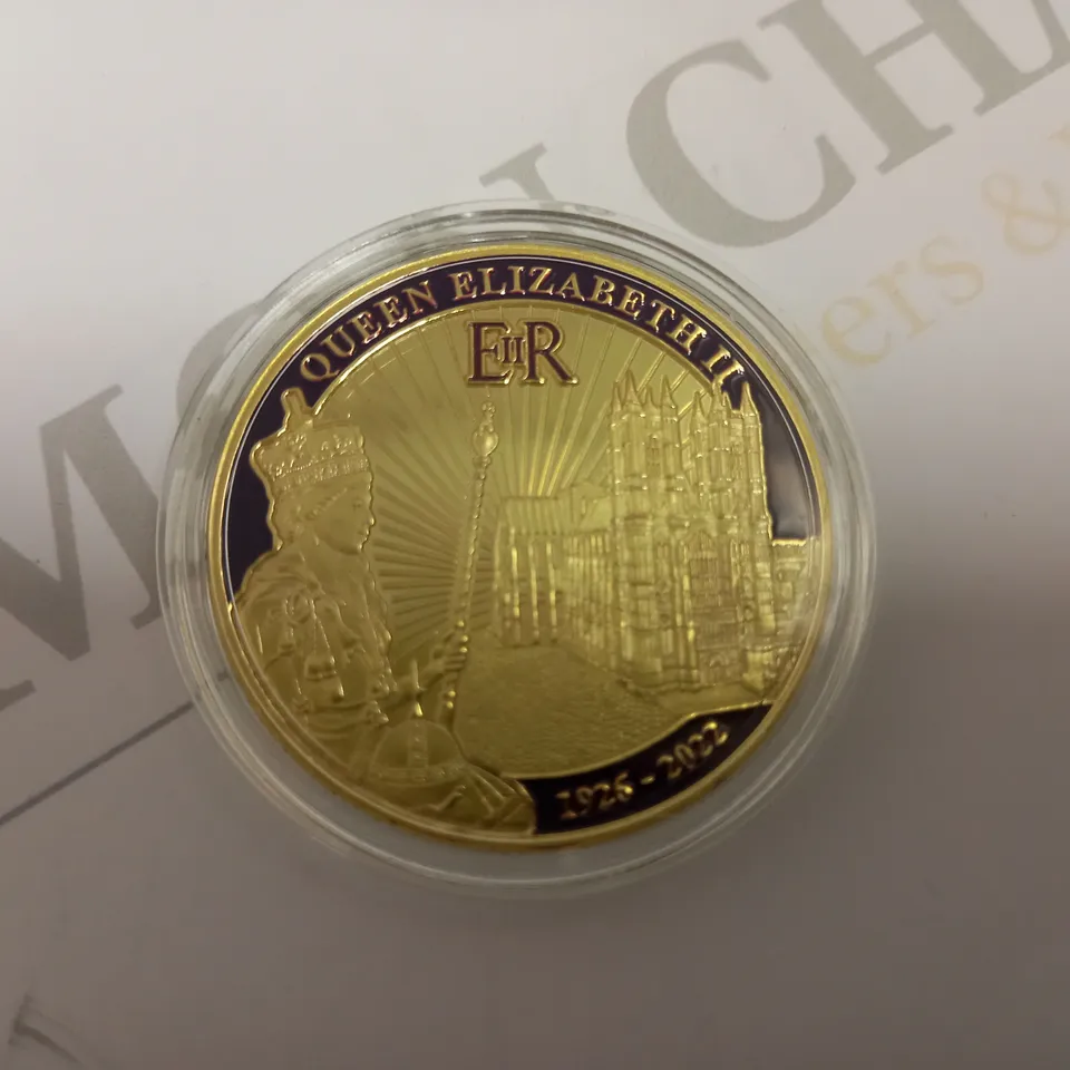 QUEEN ELIZABETH 1926-2022 LONGEST REIGNING MONARCH COMMEMORATIVE COIN