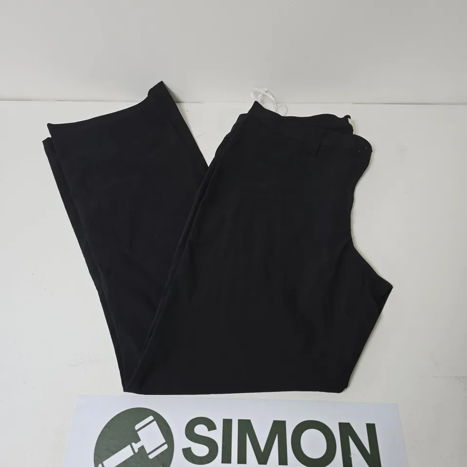 BONPRIX WOMEN'S TROUSERS - UK 18 (EU 44) BLACK
