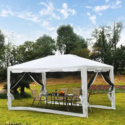 BOXED TROTTER 4MΓ3M STEEL PARTY TENT