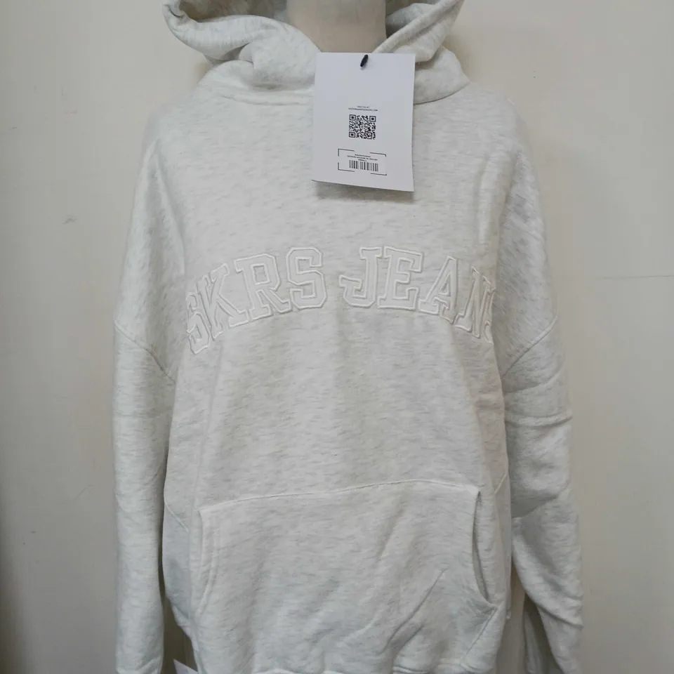 SITESANDSEEKERS SERIES HOODIE IN WHITE/CREAM SIZE SMAL