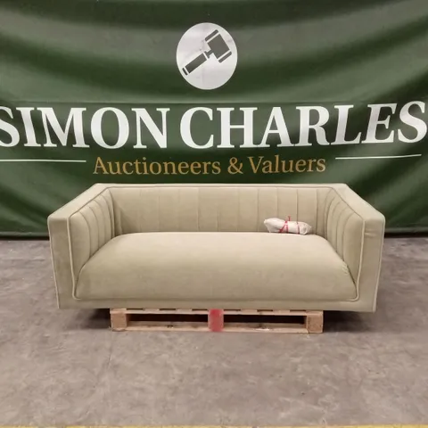 DUSK MADISON 2 SEATER SOFA - OLIVE VELVET