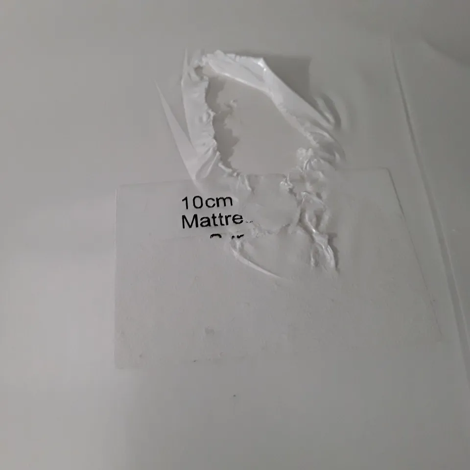 BAGGED 10CM MATTRESS TOPPER - SIZE UNSPECIFIED 