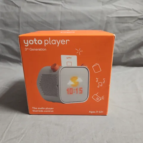 SEALED YOTO PLAYER 3RD GENERATION – CARD-BASED AUDIO PLAYER FOR KIDS