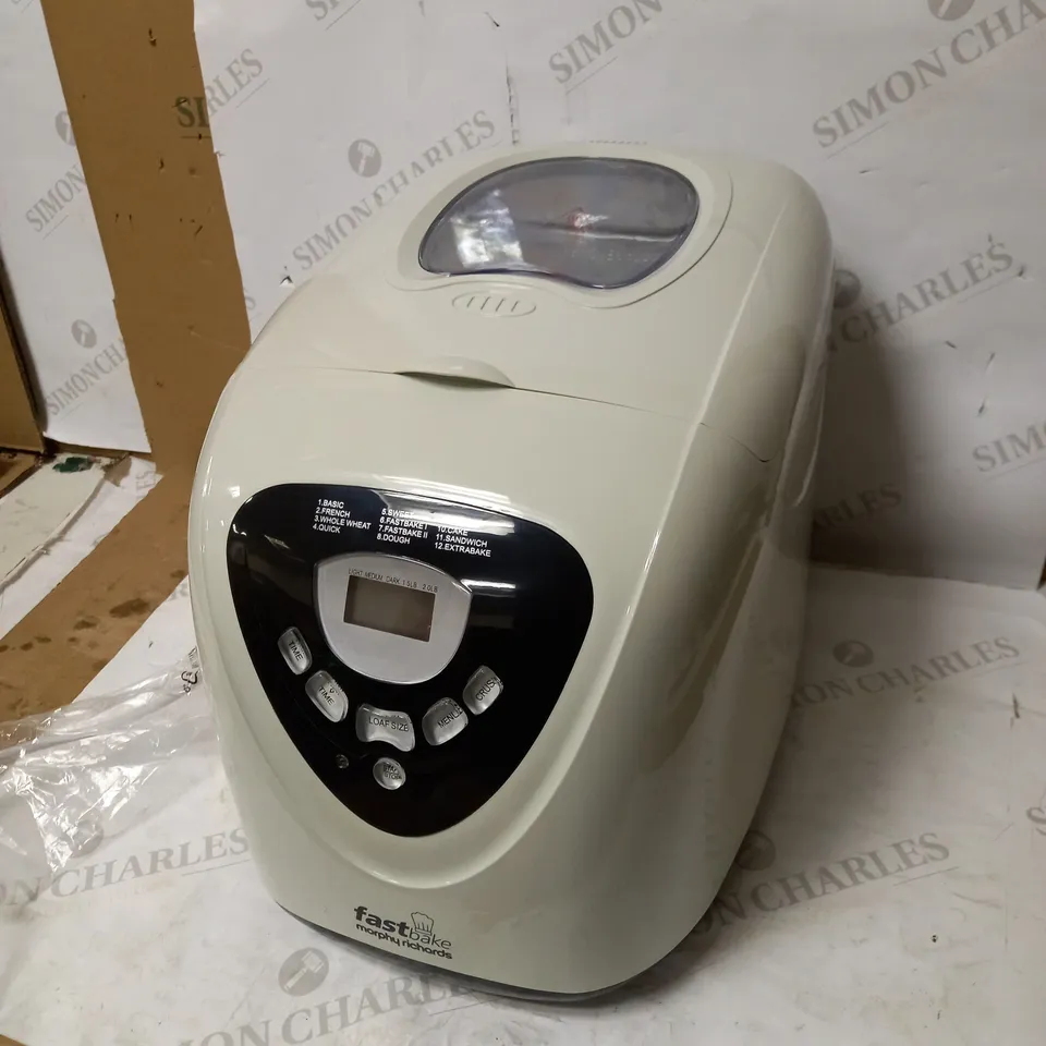 MORPHY RICHARDS FASTBAKE BREADMAKER