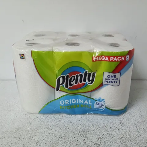 PLENTY MEGA PACK KITCHEN ROLL 6 PACK
