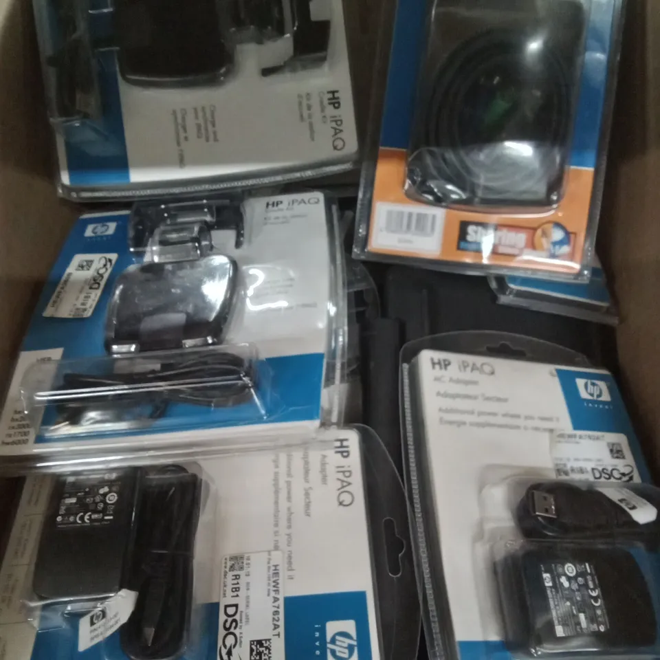 BOX OF ASSORTED HP ITEMS