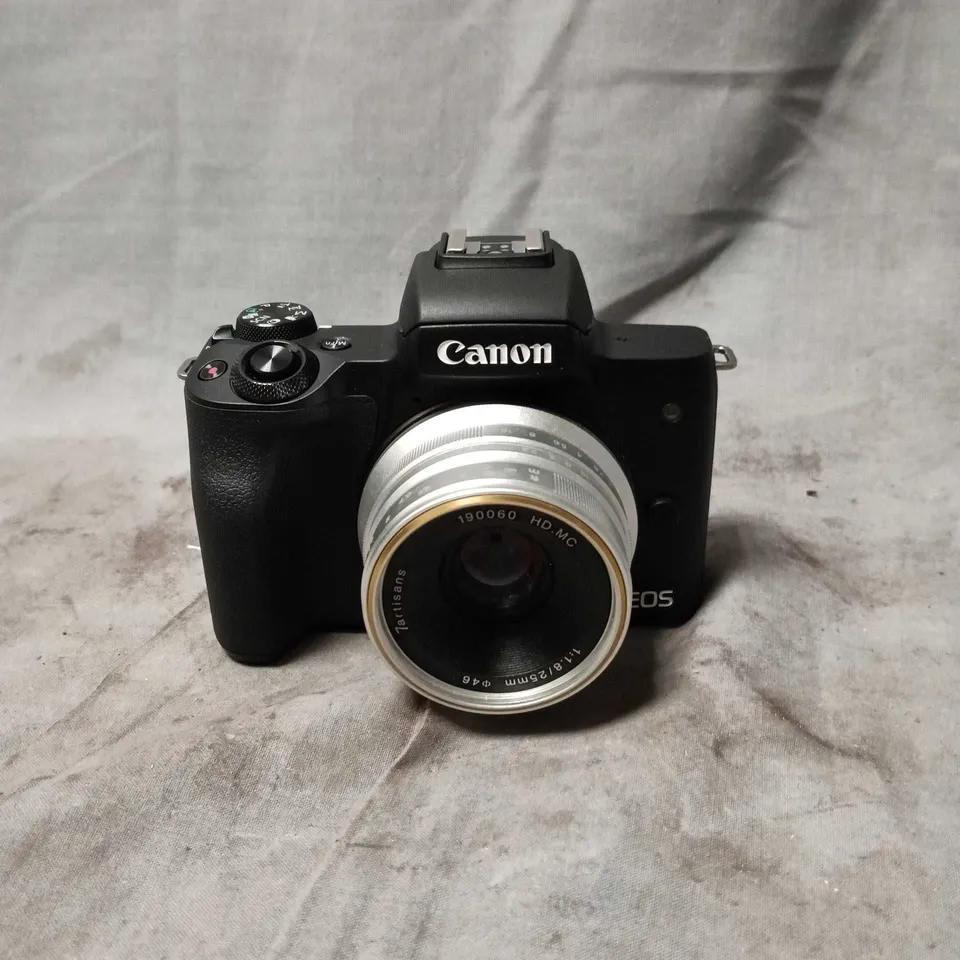 CANON EOS M50 MARK II MIRRORLESS CAMERA WITH 15-45MM KIT LENS (BLACK) UNBOXED