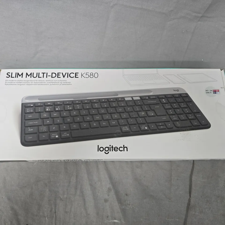 BOXED AND SEALED LOGITECH SLIM MULTI-DEVICE K580 KEYBOARD