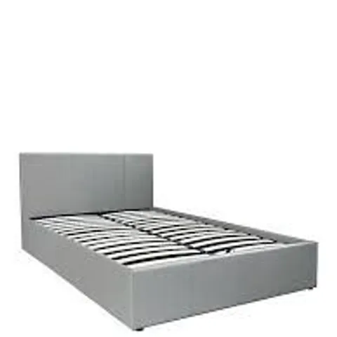 BOXED MARSTON DOUBLE LIFT UP BED - GREY (2 BOXES)