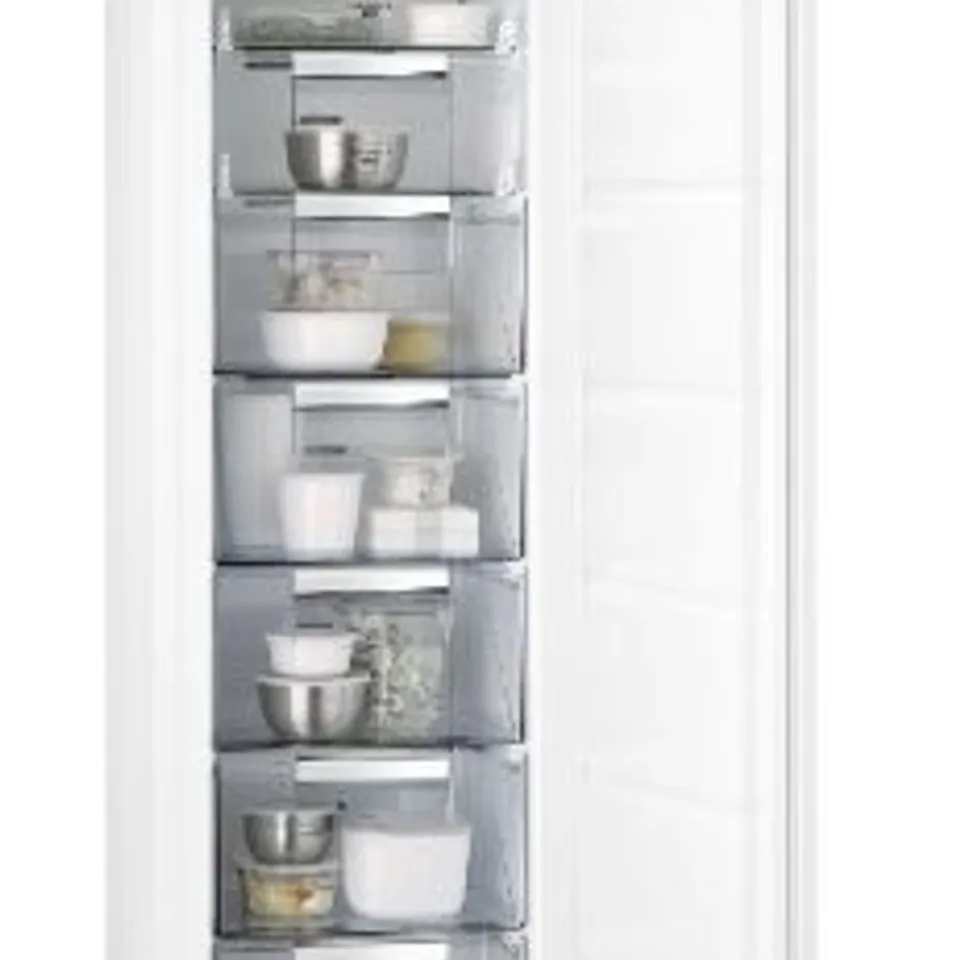 AEG ABK818E6NC INTEGRATED FROST FREE UPRIGHT FREEZER WITH FIXED DOOR FIXING KIT - E RATED RRP £1000