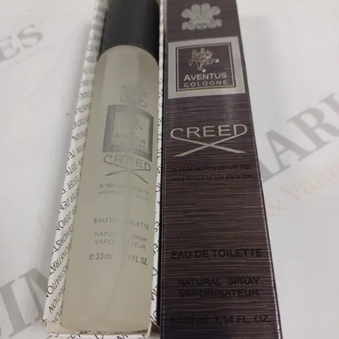 BOXED CREED AVENTUS COLGONE EAU DE TOILETTE 33ML