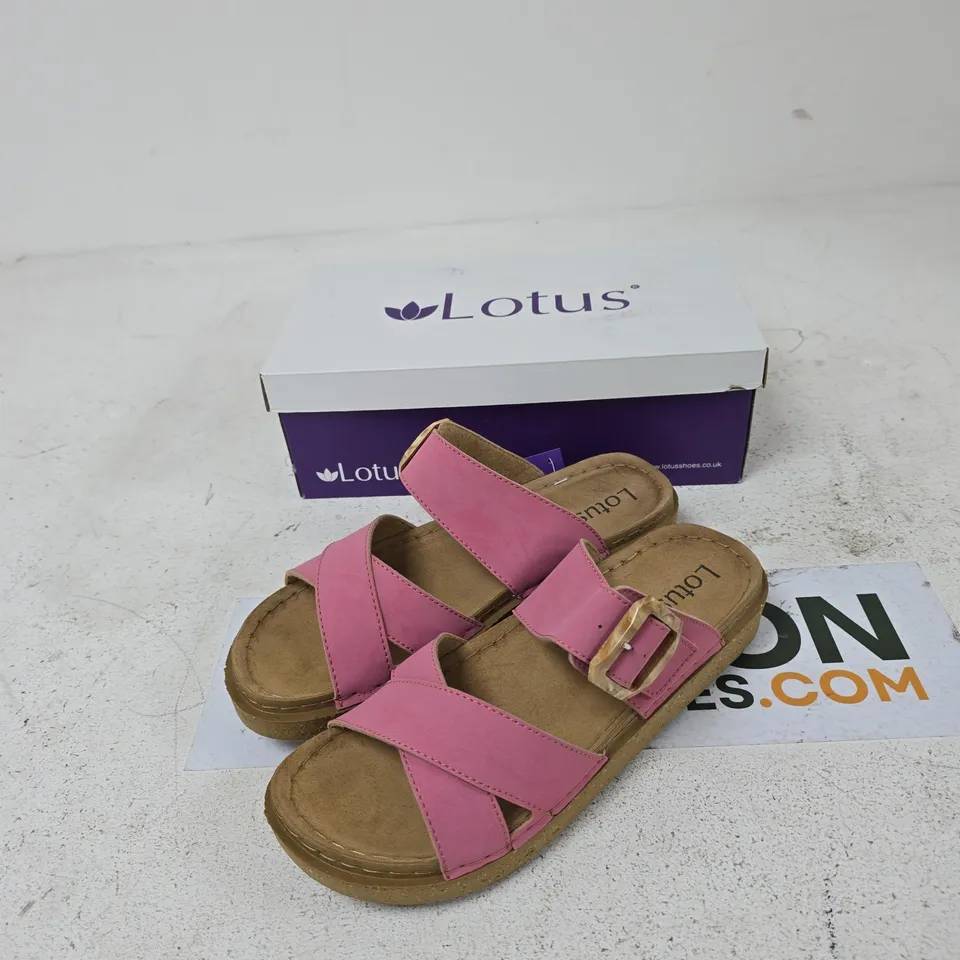 LOTUS ASSENZA ULP294 PINK SANDALS – UK 8 (EU 41)