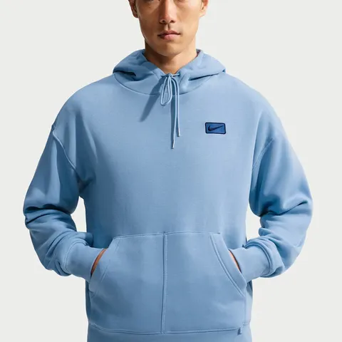 NIKE MENS LIGHT BLUE HOODIE MEDIUM TAGGED