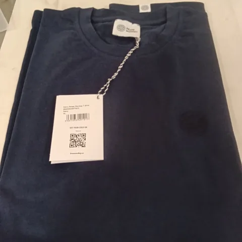 BOX OF BRASS MONKEY TSHIRTS -NAVY SIZE XL APPROXIMATELY 14