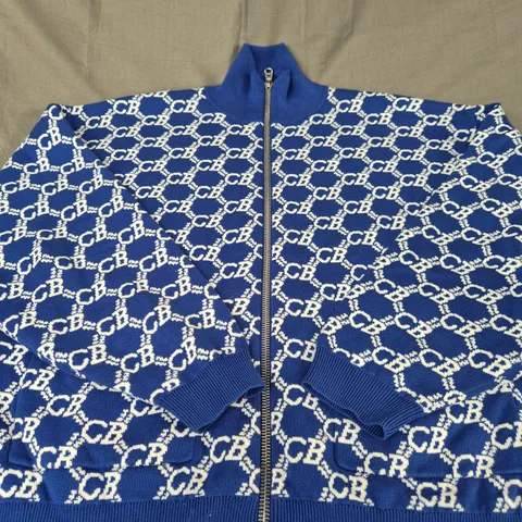 COLE BUXTON FULL ZIP KJNITTED JACKET SIZE UNSPECIFIED