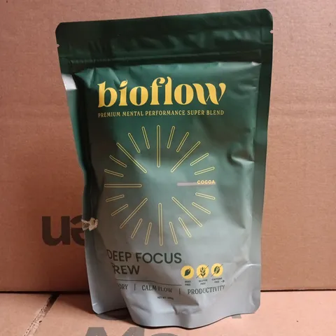 BIOFLOW DEEP FOCUS BREW – PREMIUM MENTAL PERFORMANCE SUPER BLEND