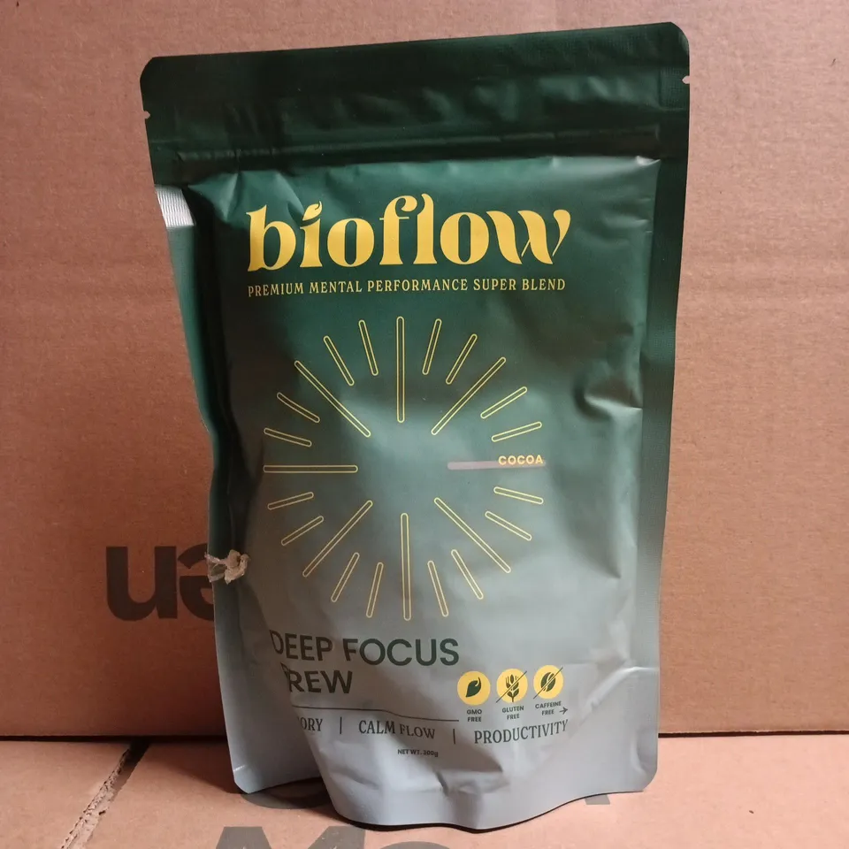 BIOFLOW DEEP FOCUS BREW – PREMIUM MENTAL PERFORMANCE SUPER BLEND