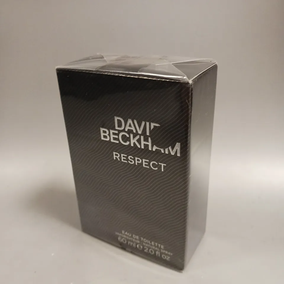 BOXED AND SEALED DAVID BECKHAM RESPECT EAU DE TOILETTE 60ML