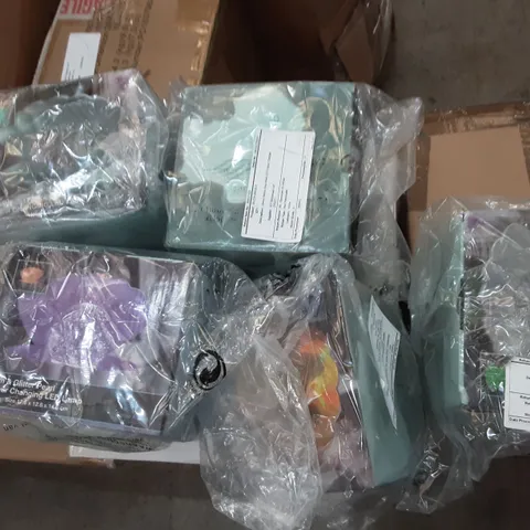 5 ASSORTED COLOUR CHANGING LED LAMPS