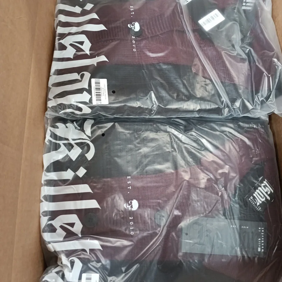 BOX OF APPROXIMATELY 20 BRAND NEW KILLSTAR CRYPT RIDER CARDIGAN