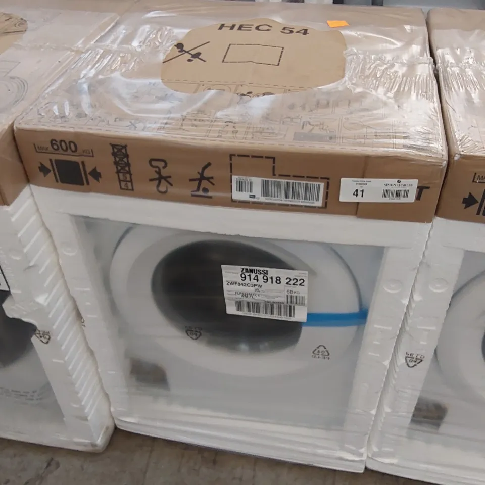 ZANUSSI ZWF842C3PW WASHING MACHINE, 8KG, 1400 SPIN, WHITE, C RATED