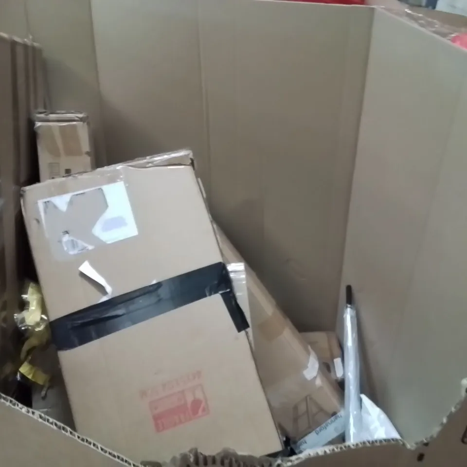 PALLET OF ASSORTED HOUSEHOLD GOODS AND PRODUCTS TO INCLUDE;FITNESS BLANKET,TENNIS RACKET,CHOPPING BOARDS