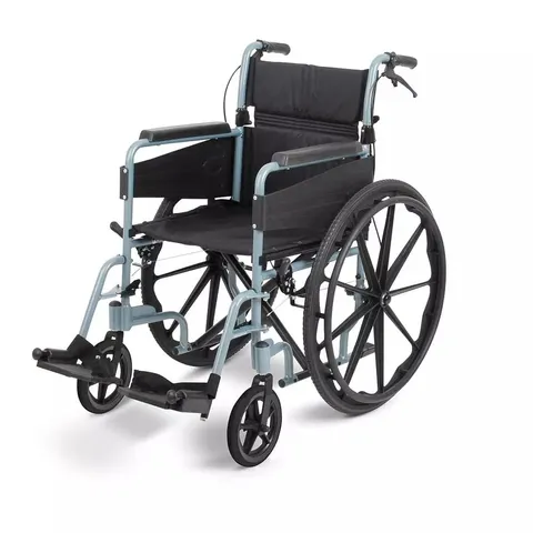 BOXED DAYS ESCAPE LITE SELF-PROPELLED WHEELCHAIR SILVER BLUE 18