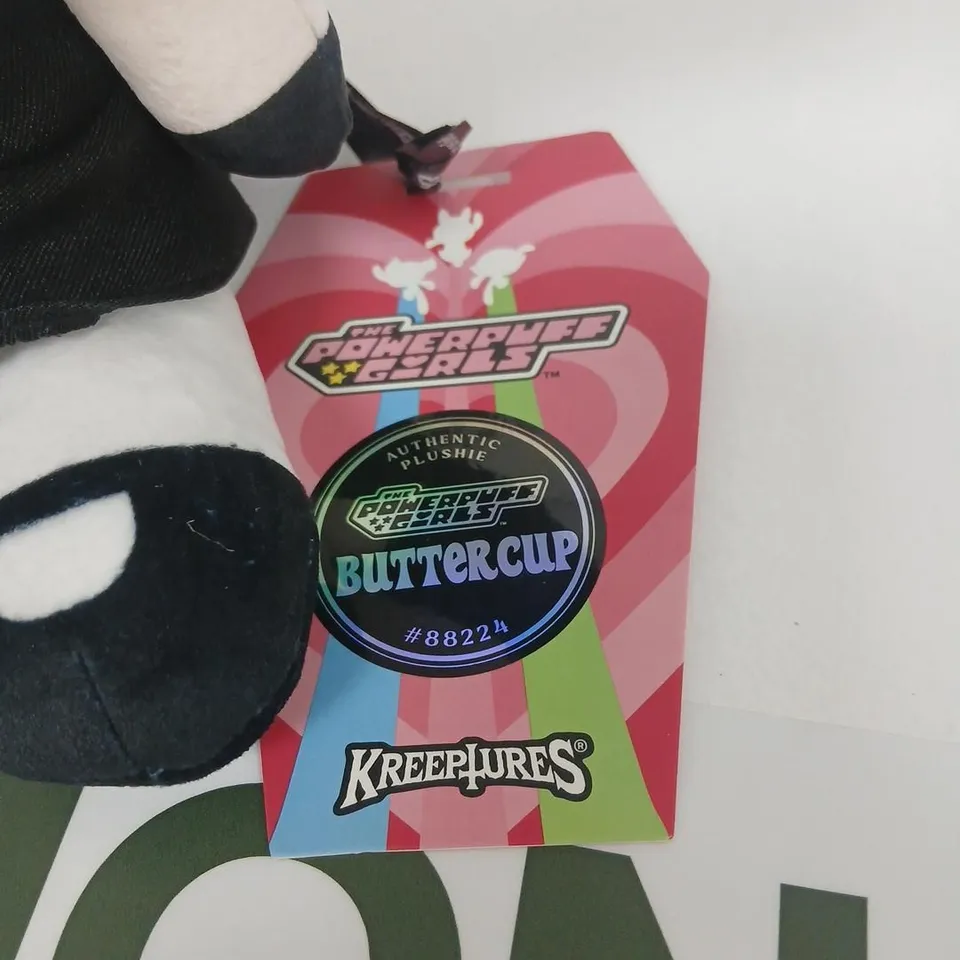 BRAND NEW KILLSTAR POWERPUFF GIRLS BUTTERCUP PLUSH TOY – LICENSED (MULTI), TAG ATTACHED