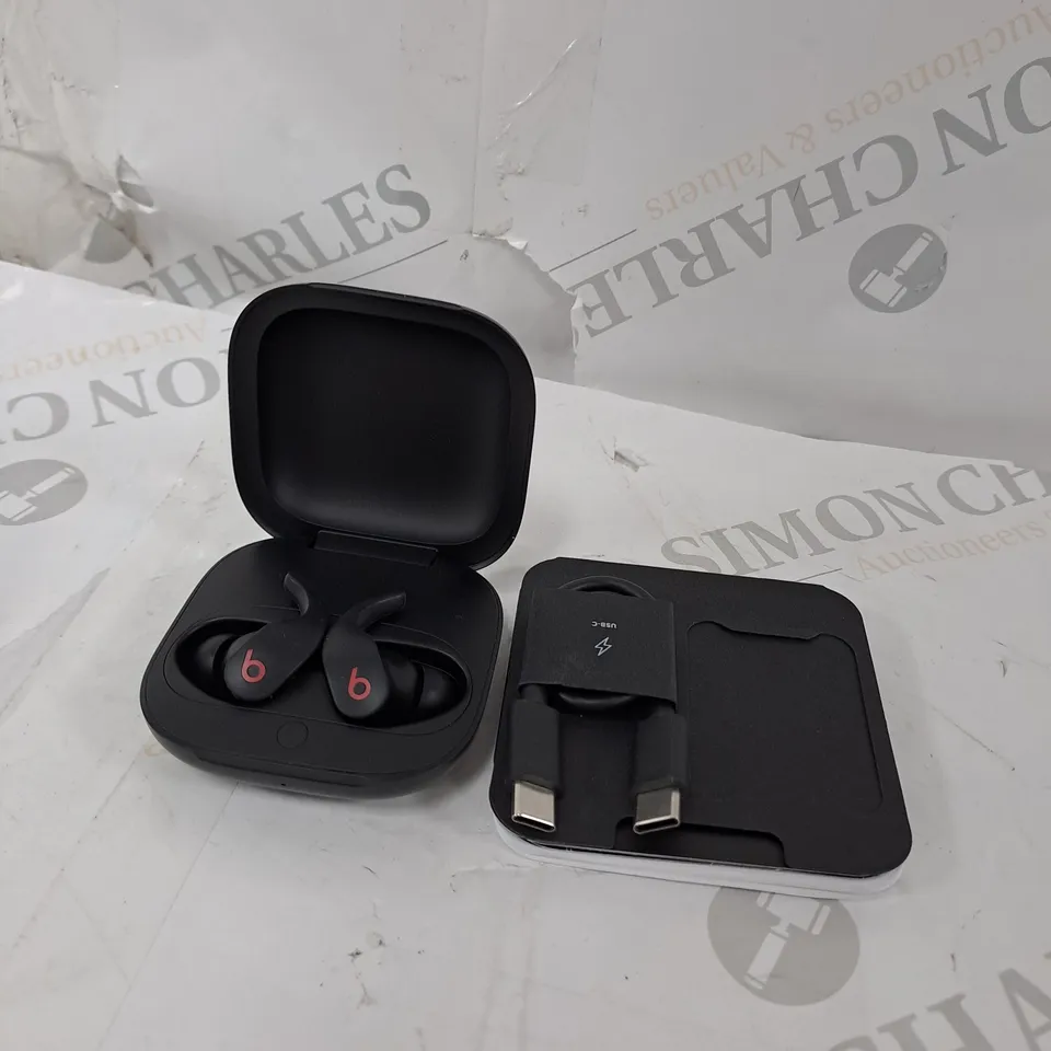 BEATS FIT PRO TRUE WIRELESS BLUETOOTH IN-EAR SPORT HEADPHONES WITH ACTIVE NOISE CANCELLING, BEATS BLACK