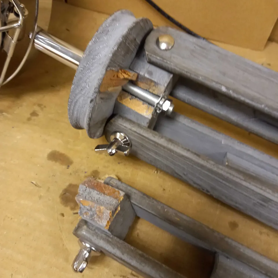 JOHN LEWIS JULES MARINE HEAD FLOOR LAMP GREY COLLECTION ONLY 