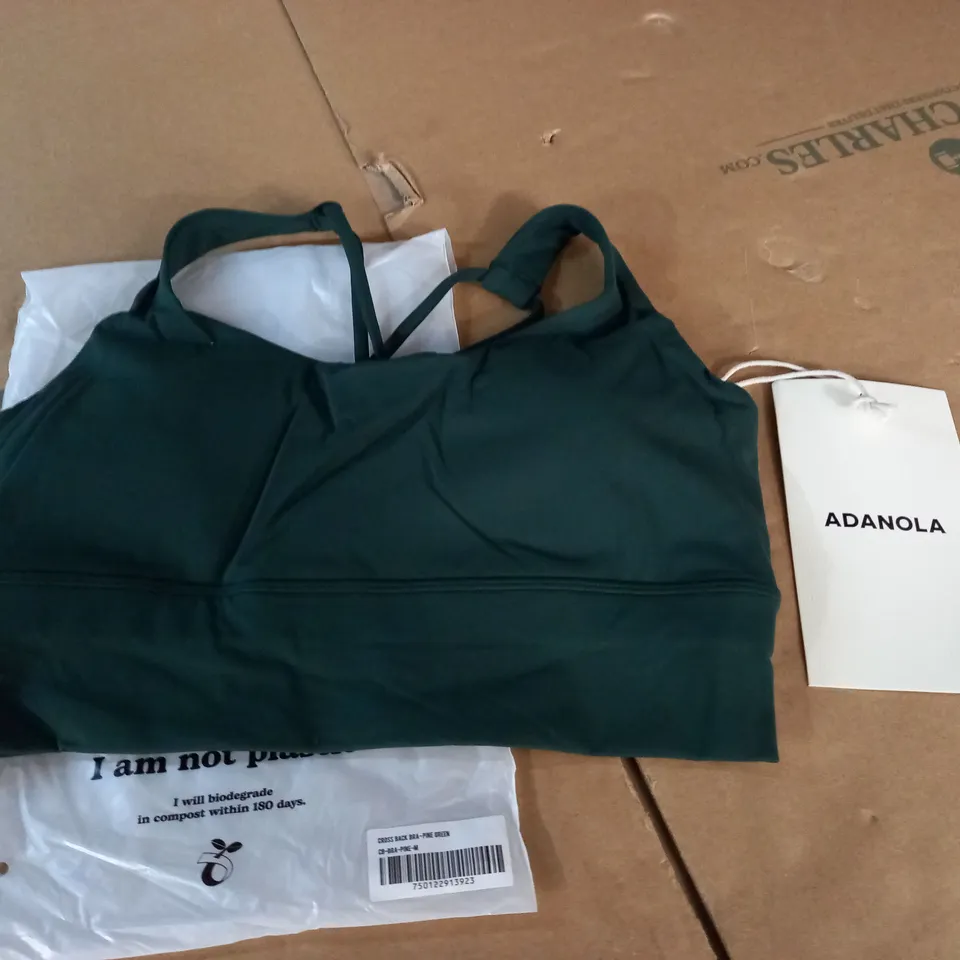 ADANOLA CROSS BAG BRA IN GREEN - M