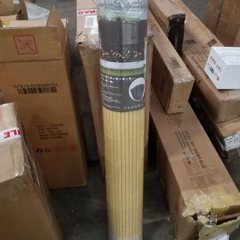 BOXED SEKEY PVC PRIVACY FENCE 1M H × 3M L - BAMBOO