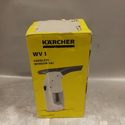 BOXED KARCHER WV1 CORDLESS WINDOW VAC 