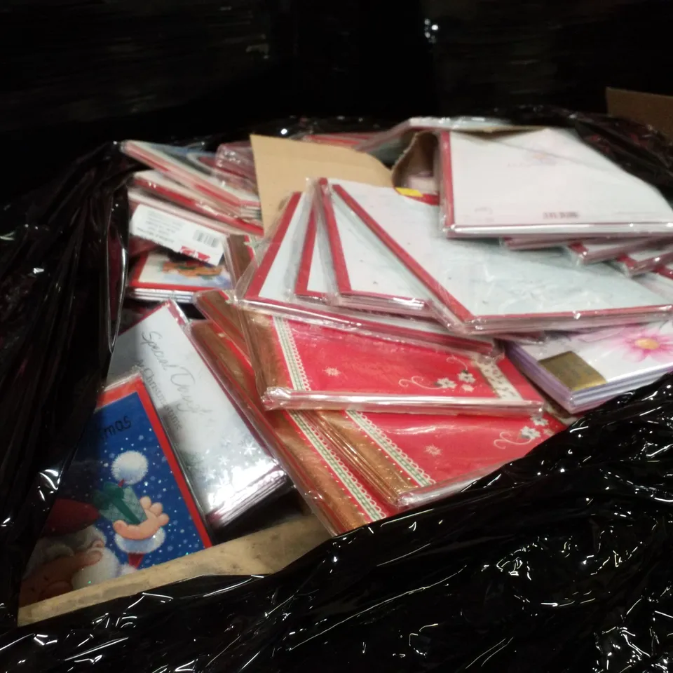 PALLET CONTAINING LARGE QUANTITY OF ASSORTED GREETINGS CARDS
