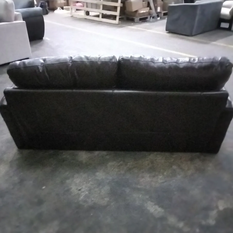 QUALITY DESIGNER ROSEN SOFÁ IBIZA CHOCOLATE BROWN LEATHER TWO-SEATER SOFA