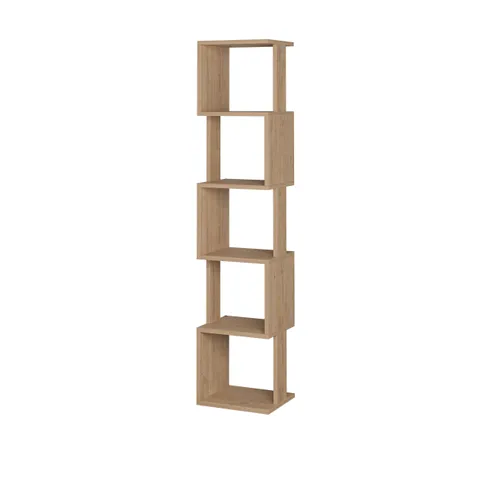 BOXED PIRI MODERN BOOKCASE DISPLAY UNIT TALL 161CM