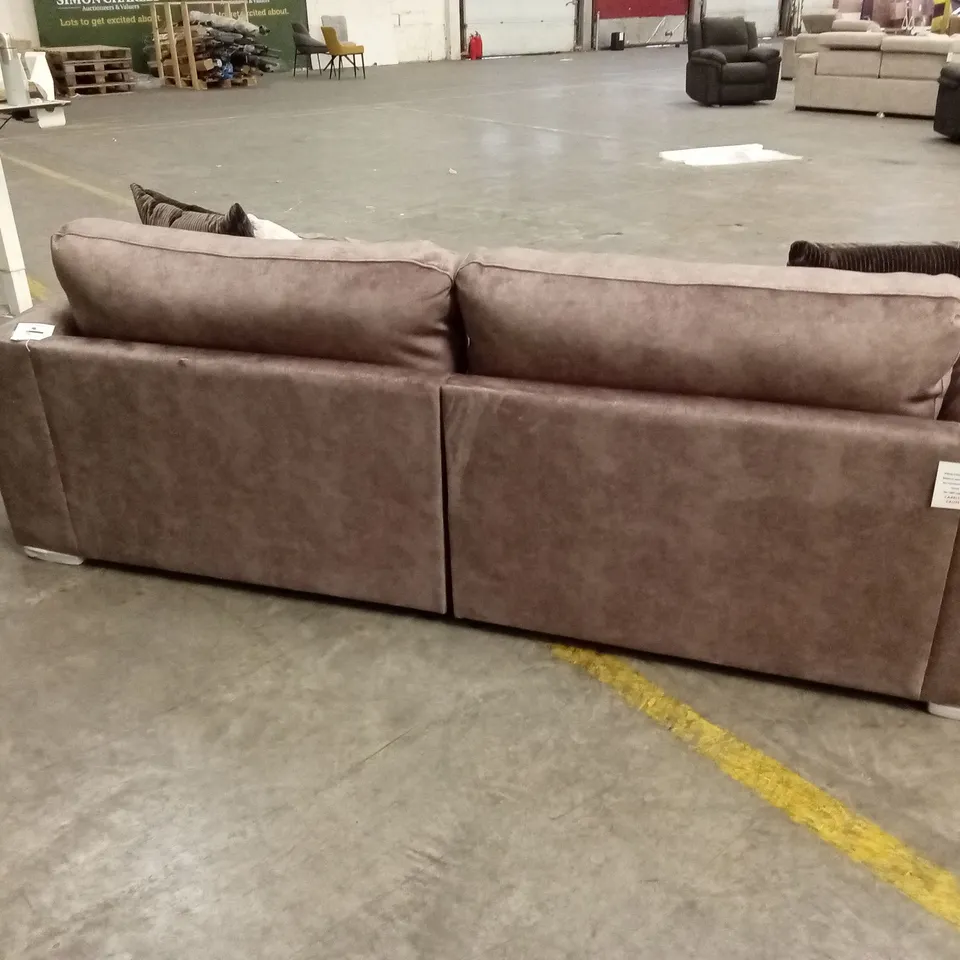 AMARA 4 SEATER SOFA - CHOCOLATE RRP £1349