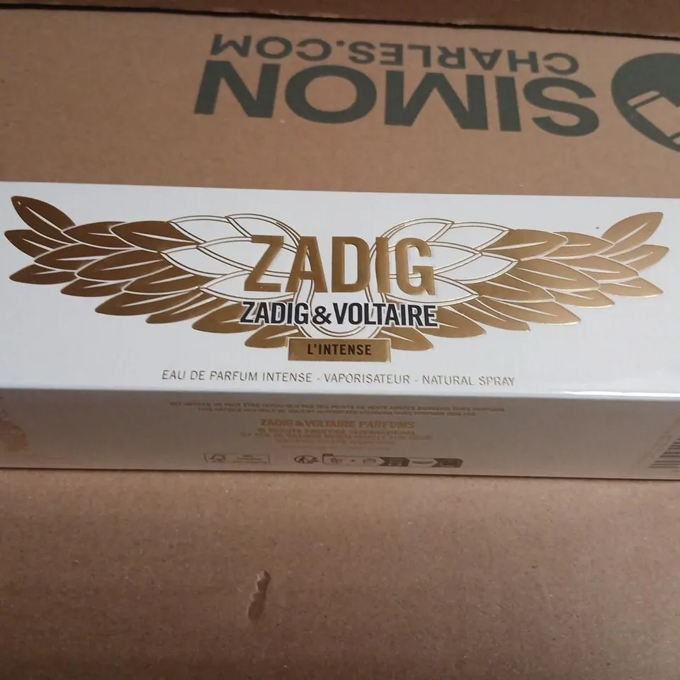 BOXED AND SEALED ZADIG ZADIG AND VOLTAIRE L'INTENSE EAU DE PARFUM 90ML