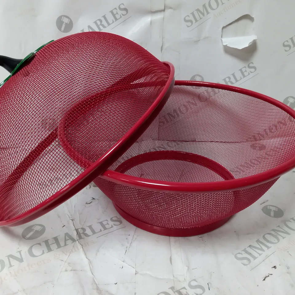 BAOPING FRUIT AND VEGETABLE BASKET PROTECTOR / SIZE 28.5CM IN RED 