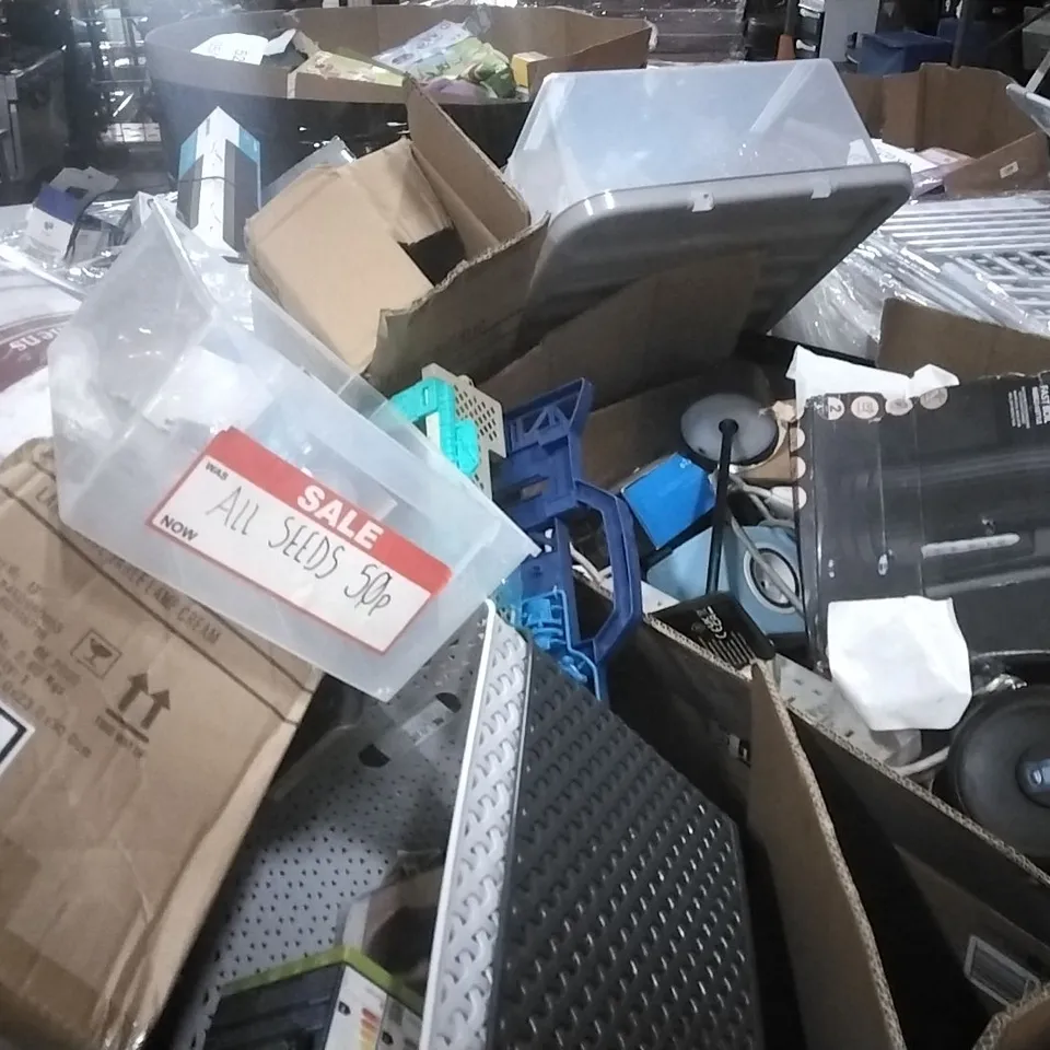 PALLET CONTAINING ASSORTED PRODUCTS INCLUDING LED COLOUR CHANGING BULBS,CHILDREN'S TOYS, LAMP,KETTLE, TOASTER AND OTHER ASSORTED ITEMS...