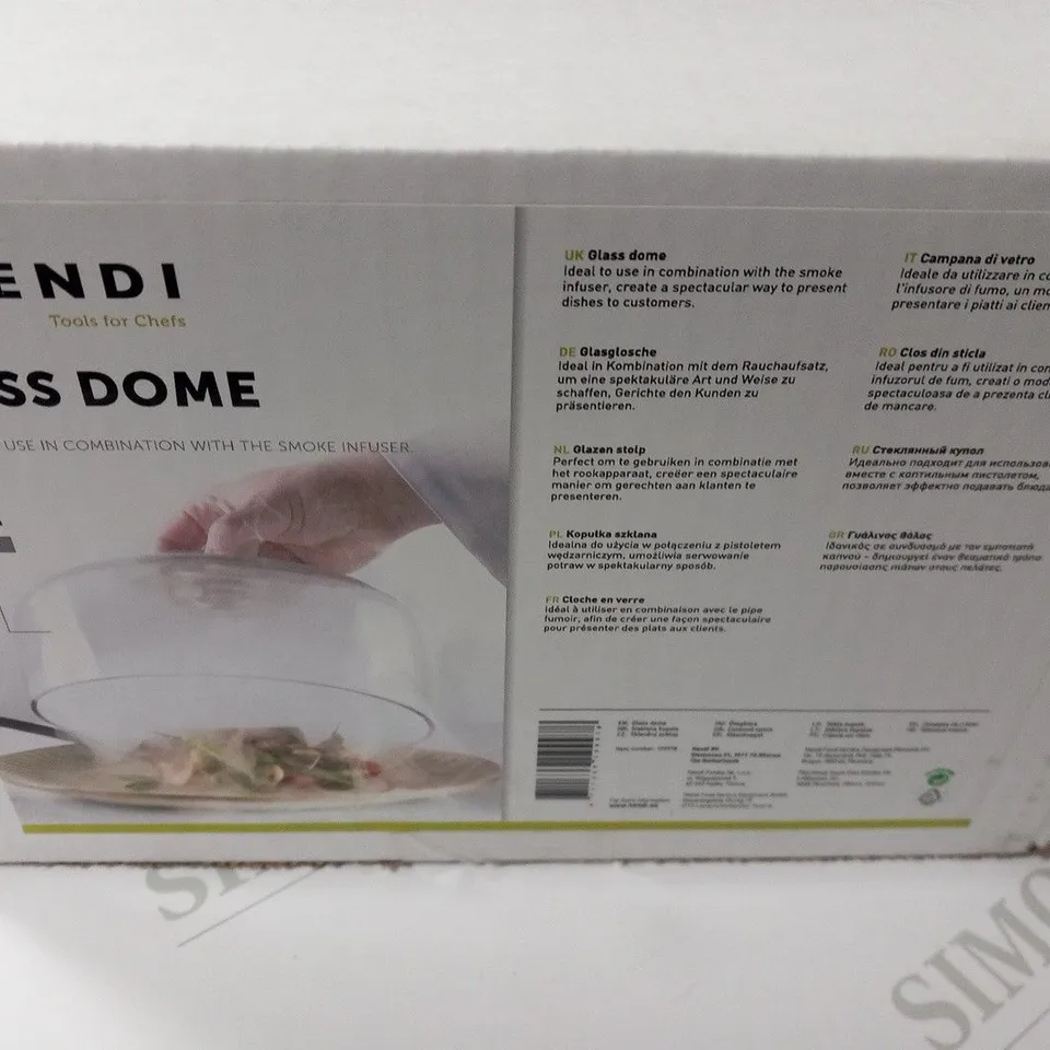BRAND NEW HENDI GLASS DOME