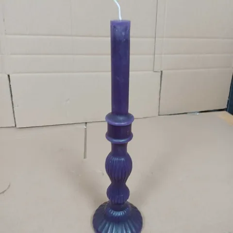 GRAND ILLUSIONS CANDLESTICK SHAPED CANDLE AMETHYST 