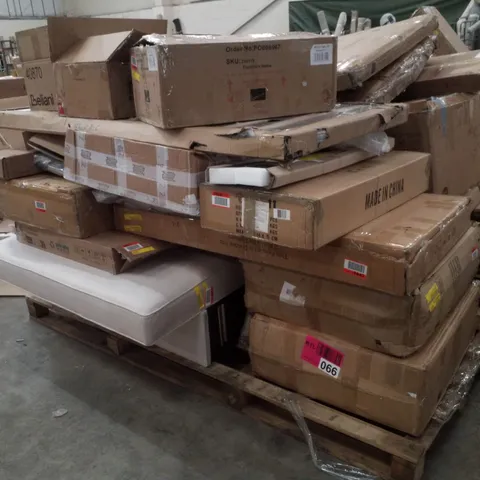 PALLET CONTAINING ASSORTED FLATPACK FURNITURE PARTS