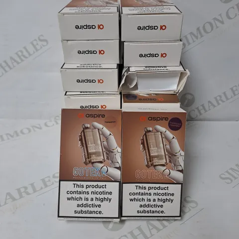 APPROXIMATELY 16 ASPIRE GOTEK X VAPE KIT