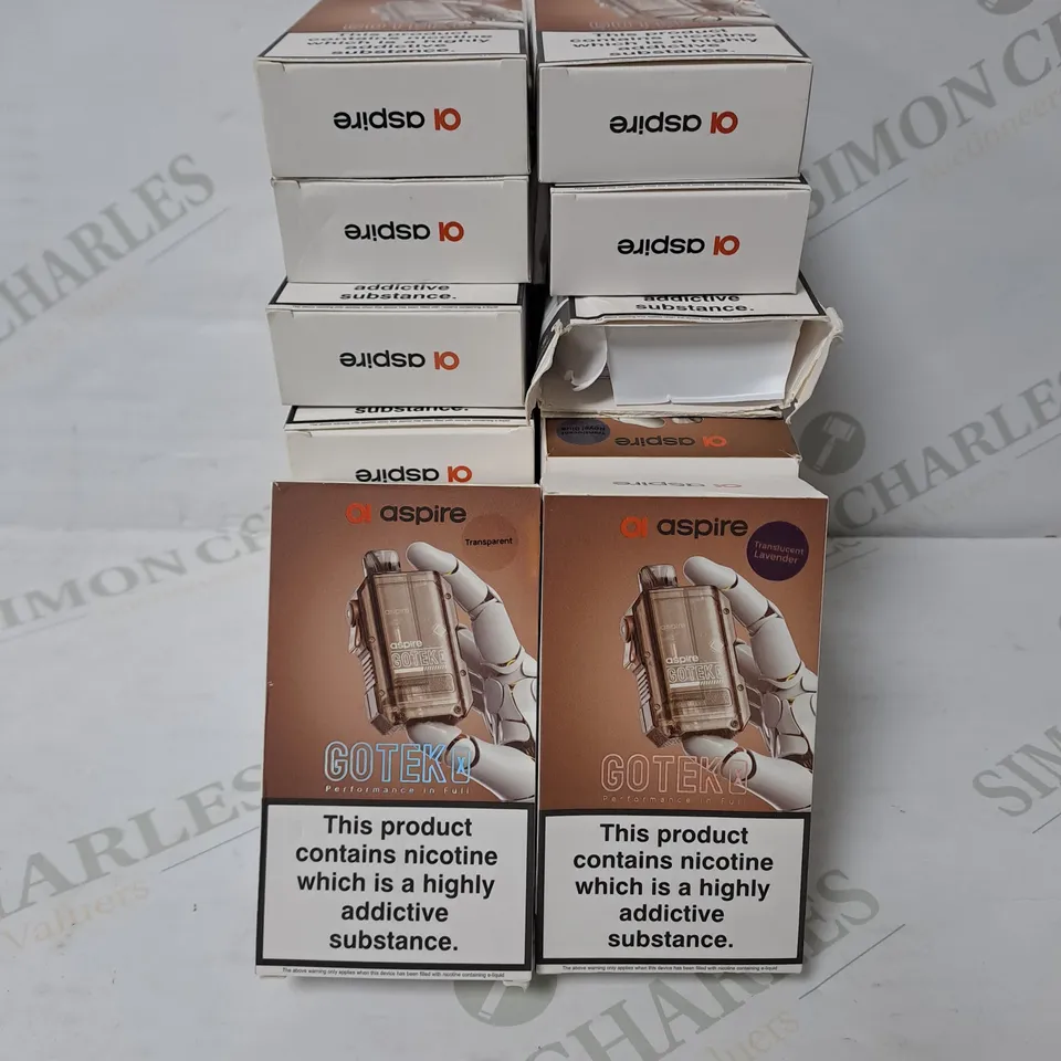 APPROXIMATELY 16 ASPIRE GOTEK X VAPE KIT 