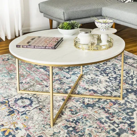 BOXED WALKER EDISON ALISSA COFFEE TABLE (1 BOX)