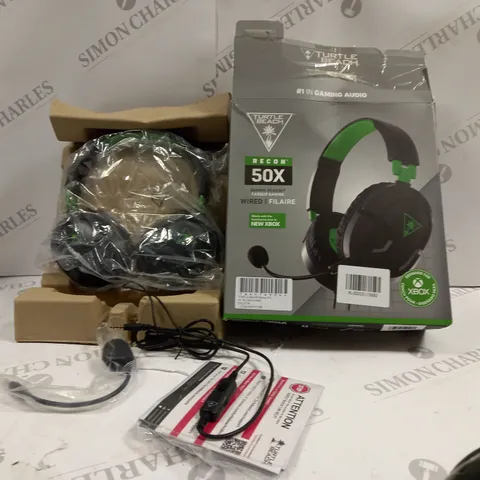 TURTLE BEACH RECON 50X WIRED GAMING HEADSET FOR XBOX