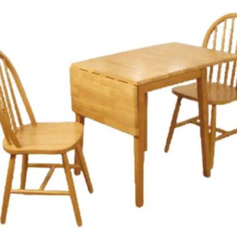 BOXED HONEYMOONDROP LEAF DINING TABLE - LIGHT OAK (1 BOX)